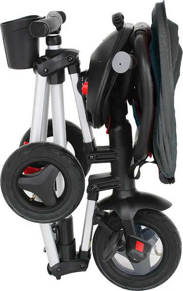 Изображение товара Трехколесный велосипед с ручкой QPlay Nova Plus / S700-17 (черный)