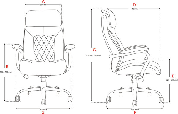 Изображение товара Кресло офисное Helmi Armor HL-ES09 / 323008 (черный)