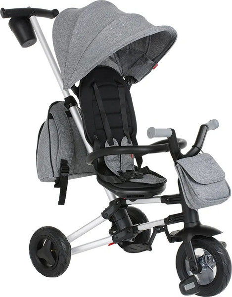 Изображение товара Трехколесный велосипед с ручкой QPlay Nova Plus / S700-17 (серый)