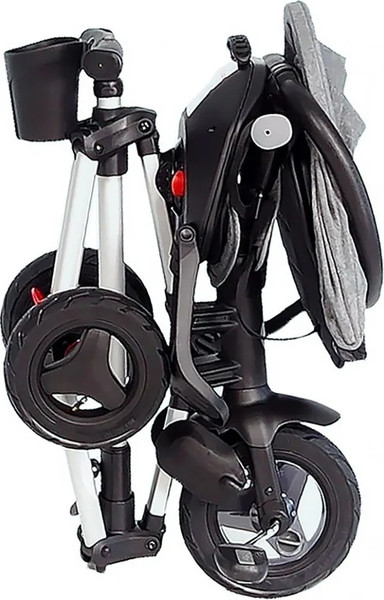 Изображение товара Трехколесный велосипед с ручкой QPlay Nova Plus / S700-17 (серый)