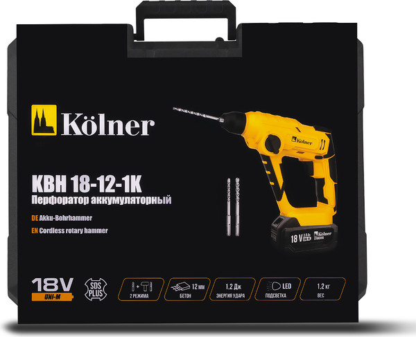 Изображение товара Перфоратор Kolner KBH 18-12-1K