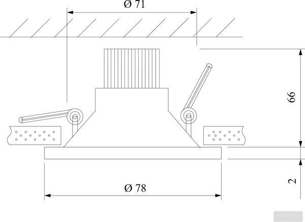 Изображение товара Точечный светильник Elektrostandard Lin 15266 LED 4200 (белый)