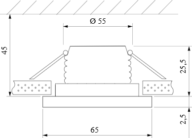 Изображение товара Точечный светильник Elektrostandard Visio R 15272 LED 4200 (черный)