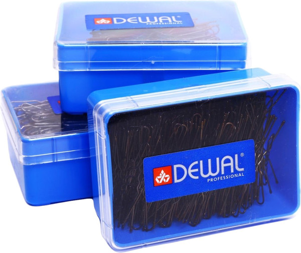 Изображение товара Набор шпилек для волос Dewal Волна SLT 60V-3/200 (200г, коричневый)