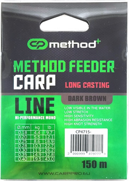 Изображение товара Леска монофильная Carp Pro Method+ Method Feeder Carp / CP4715-028