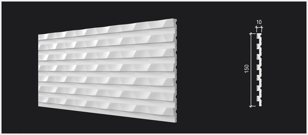 Изображение товара Панель дюрополимерная Decor-Dizayn DD930 (150x10x2000)