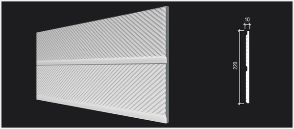 Изображение товара Панель дюрополимерная Decor-Dizayn DD920 (220x10x2000)