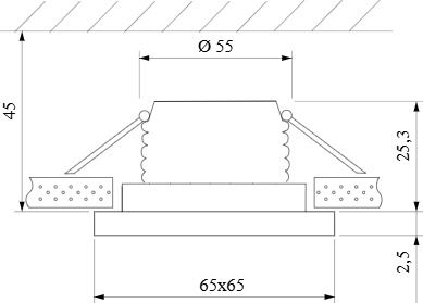 Изображение товара Точечный светильник Elektrostandard Visio S 15273 LED 4200 (черный)