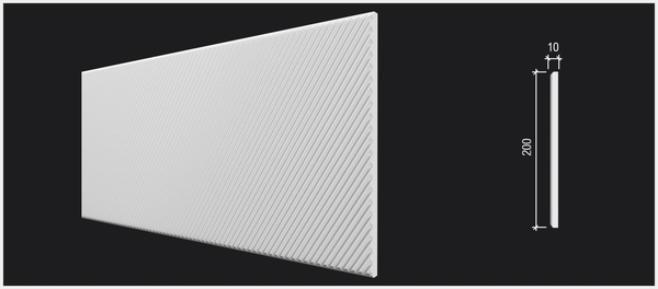 Изображение товара Панель дюрополимерная Decor-Dizayn DD927 (200x10x2000)