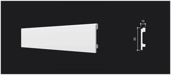 Изображение товара Плинтус Decor-Dizayn DD723 (80х16x2000)