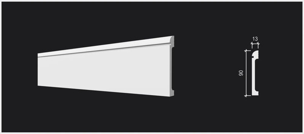 Изображение товара Плинтус Decor-Dizayn DD715 (90х13x2000)