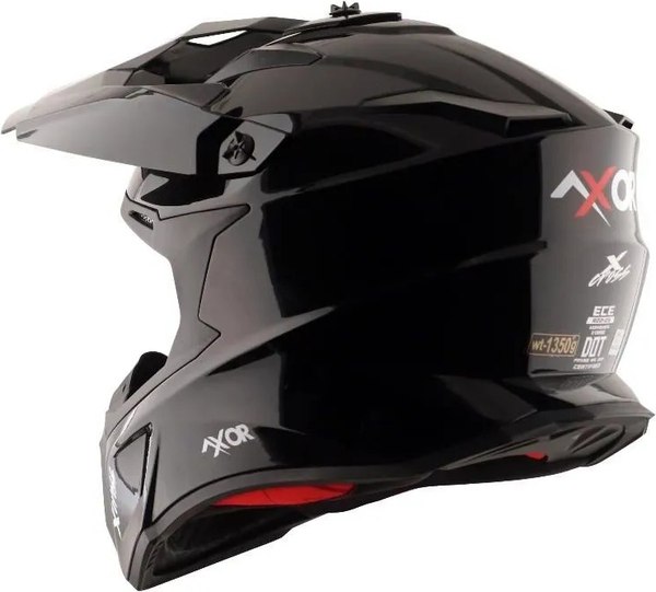 Изображение товара Мотошлем AXOR X-Cross Sc / pm01718287165 (M, черный/красный)