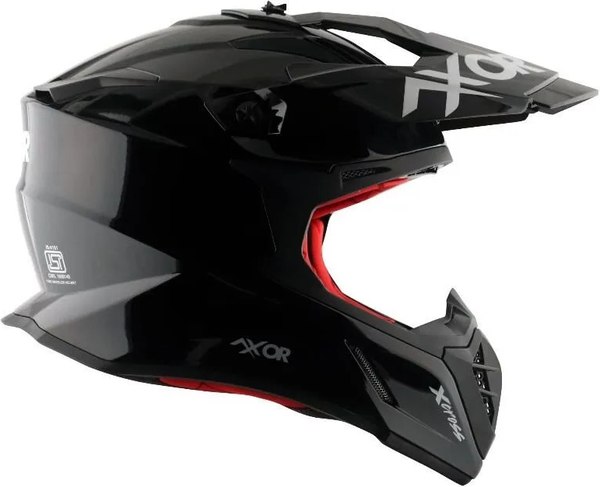 Изображение товара Мотошлем AXOR X-Cross Sc / pm01718287165 (M, черный/красный)