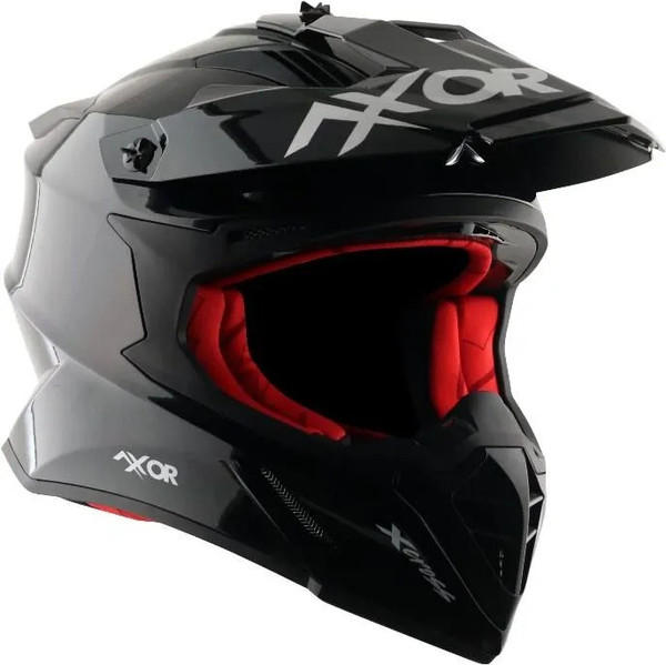 Изображение товара Мотошлем AXOR X-Cross Sc / pm01718287166 (L, черный/красный)