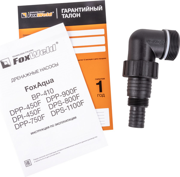 Изображение товара Дренажный насос FoxWeld FoxAqua DPS-1100F / 6585
