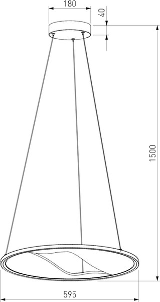 Изображение товара Потолочный светильник Евросвет Occhio 40027/1 LED 4000 (серый)