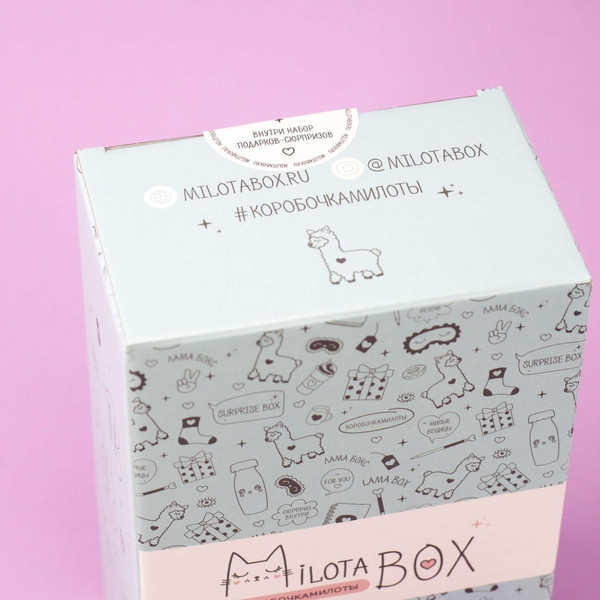 Изображение товара Подарочный набор ILikeGift MilotaBox Lama Mini / MBS013