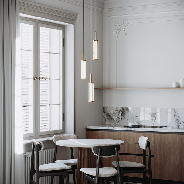 Изображение товара Люстра Евросвет Stark 50386/3 LED 3000 (латунь)