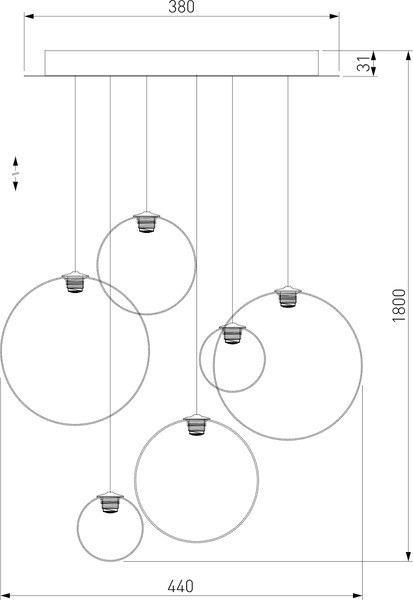 Изображение товара Люстра Евросвет Wonder 50230 LED 4200 (хром)