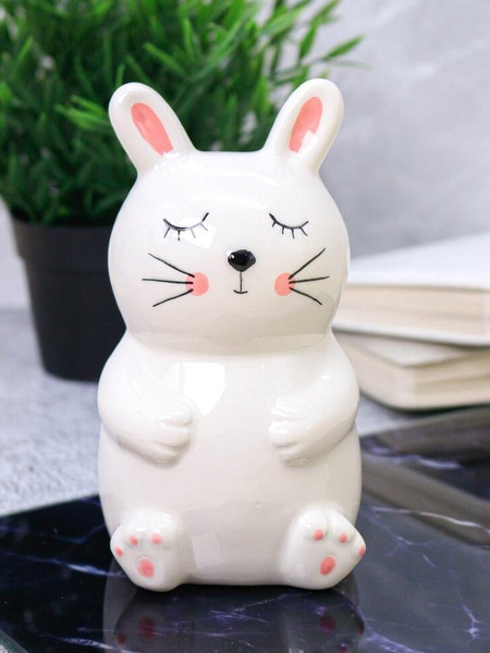 Изображение товара Копилка ILikeGift Sleepy bunny / FC191121 (белый)