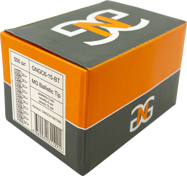 Изображение товара Гвозди для пистолета GNG GNGC6-15-BT / GNGC615BT500 (500шт)