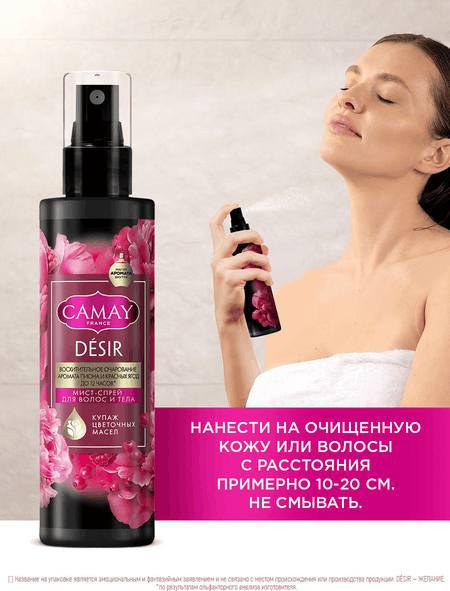 Изображение товара Спрей для тела Camay Восхитительное очарование (190мл)