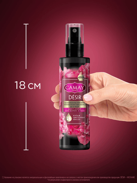Изображение товара Спрей для тела Camay Восхитительное очарование (190мл)