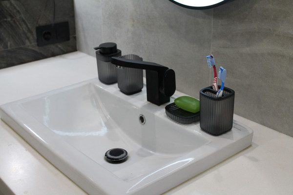 Изображение товара Стакан для зубной щетки и пасты Bisk Brevik 90058