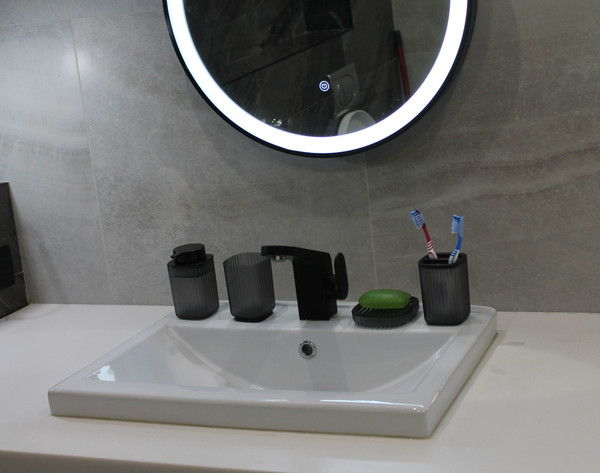 Изображение товара Стакан для зубной щетки и пасты Bisk Brevik 90058