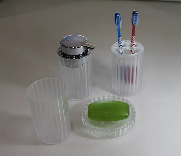 Изображение товара Стакан для зубной щетки и пасты Bisk Moss 90053