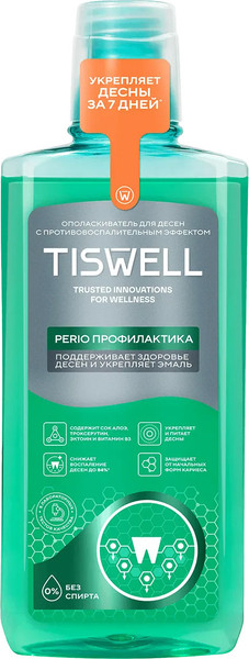 Изображение товара Ополаскиватель для полости рта Tiswell с троксерутином (500мл)
