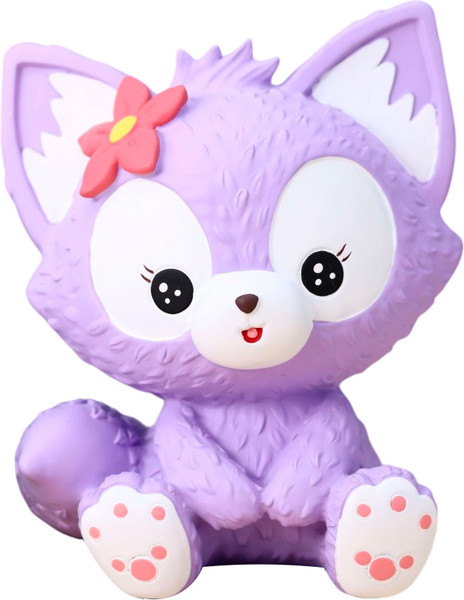 Изображение товара Копилка ILikeGift Flower fox / 1043-3B (фиолетовый)