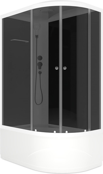 Изображение товара Душевая кабина Domani-Spa Delight Slim 128 High L 120x80 / DS01DS128LHBT00