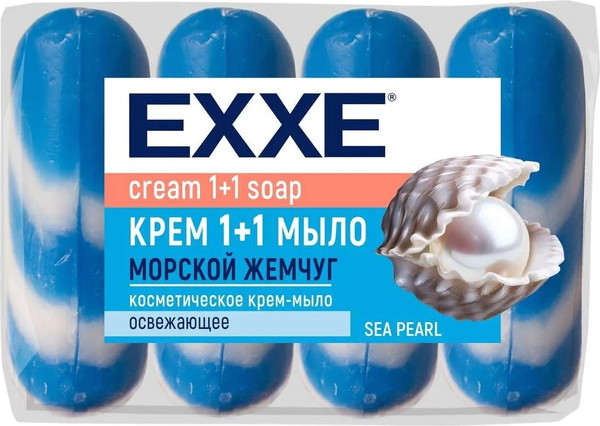 Изображение товара Набор мыла Exxe 1+1 Морской жемчуг (4x75г)