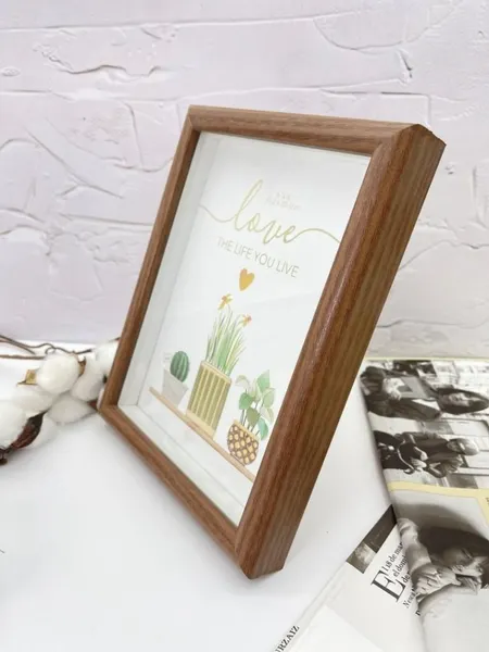 Изображение товара Рамка ILikeGift Indoor plants / FH1508-02 (15x20, темное дерево)