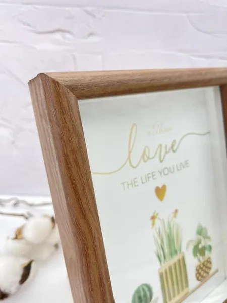 Изображение товара Рамка ILikeGift Indoor plants / FH1508-02 (15x20, темное дерево)