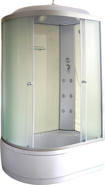 Изображение товара Душевая кабина Oda 8037BMR (белый/матовое стекло)