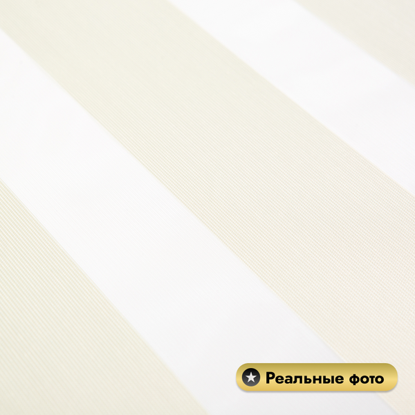 Изображение товара Рулонная электроштора НеоФьюжен Юпитер 150х250 левая (слоновая кость, черная фурнитура)