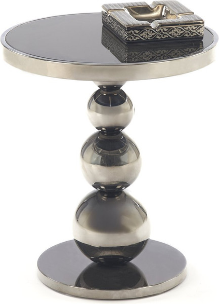 Изображение товара Журнальный столик Halmar Carla (черный/серебряный)