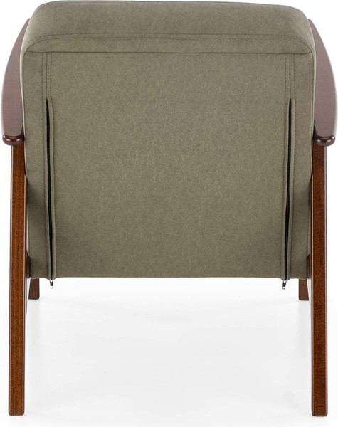 Изображение товара Кресло мягкое Halmar Milano 1S (tap. Castel 39 оливковый/орех)