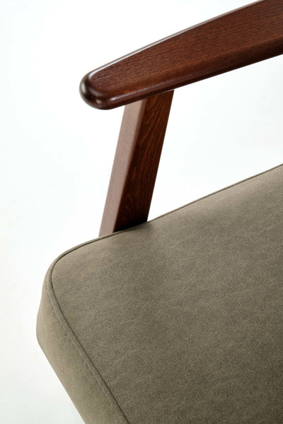 Изображение товара Кресло мягкое Halmar Milano 1S (tap. Castel 39 оливковый/орех)