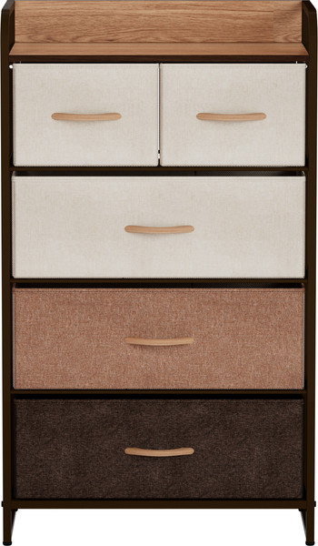 Изображение товара Комод Импэкс Leset Ноа 5 ящиков (коричневый/бежевый)