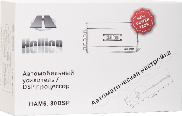 Изображение товара Автомобильный усилитель Hellion HAM 6.80DSP
