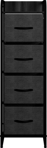 Изображение товара Комод Импэкс Leset Ноа 4 ящика (черный/темно-серый)