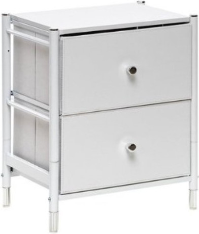 Изображение товара Прикроватная тумба Импэкс Нирита/Хайди 2 ящика (белый)