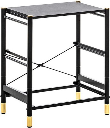 Изображение товара Прикроватная тумба Импэкс Нирита/Хайди 2 ящика (черный)