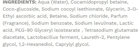 Изображение товара Гель для умывания Agrado Vit C facial cleansing (250мл)
