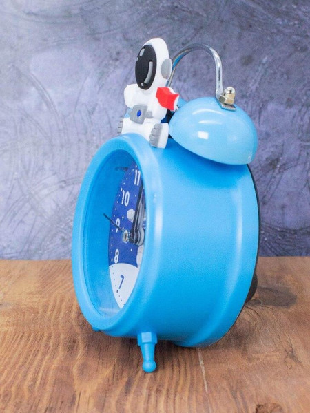 Изображение товара Настольные часы ILikeGift Astronaut on the moon / 2108-28-02 (синий)