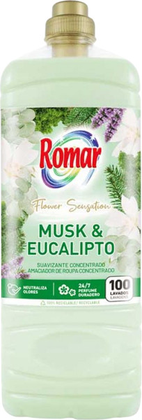 Изображение товара Кондиционер для белья Romar Flower Sensation Мускус и эвкалипт (2л)