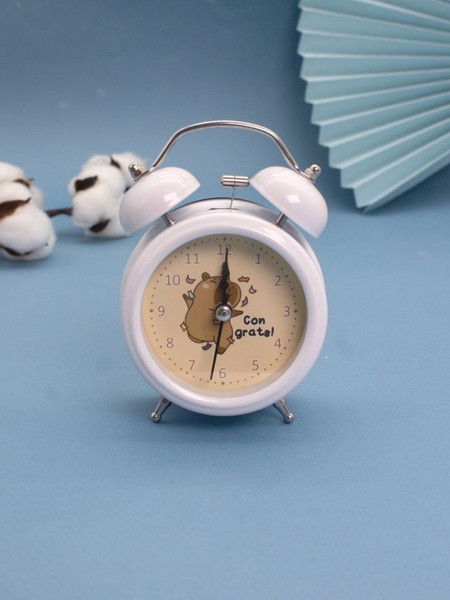 Изображение товара Настольные часы ILikeGift Capybara, congratel / 100P-635-03 (белый)